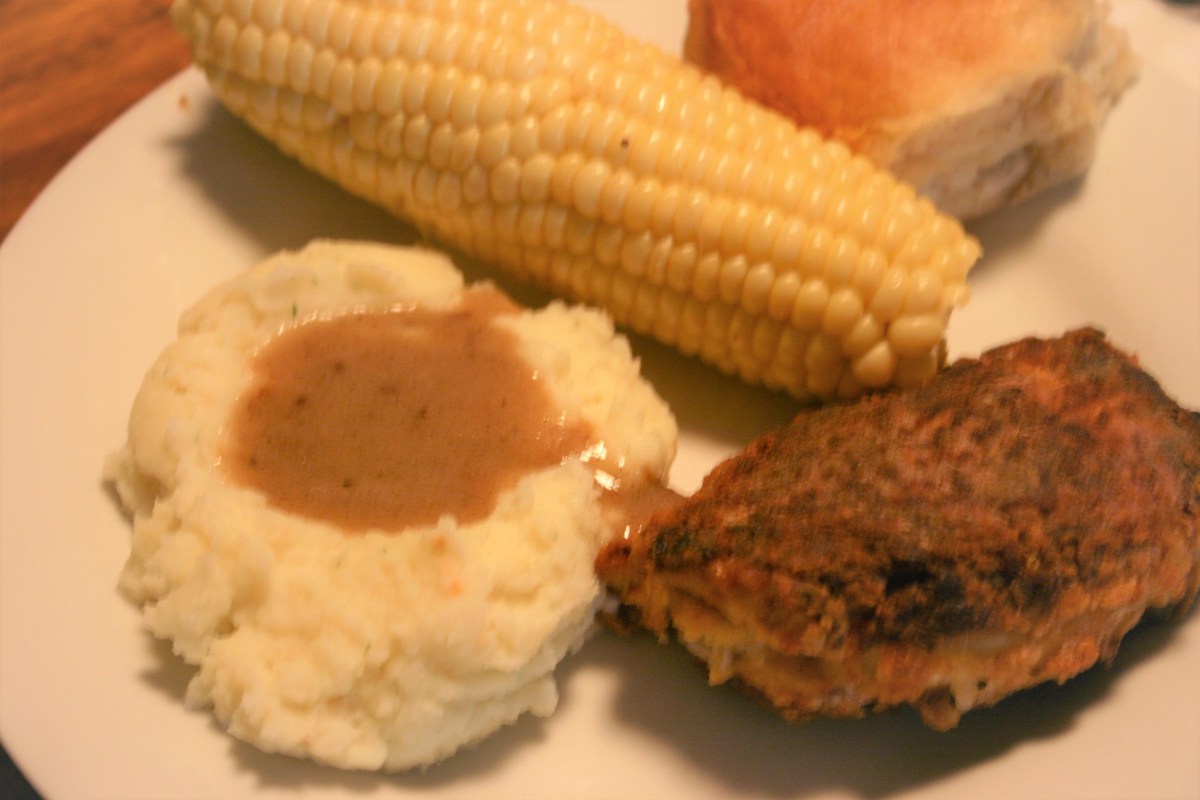 Buttermilk Pan-Fried Baked Chicken with Pan&nbsp;Gravy