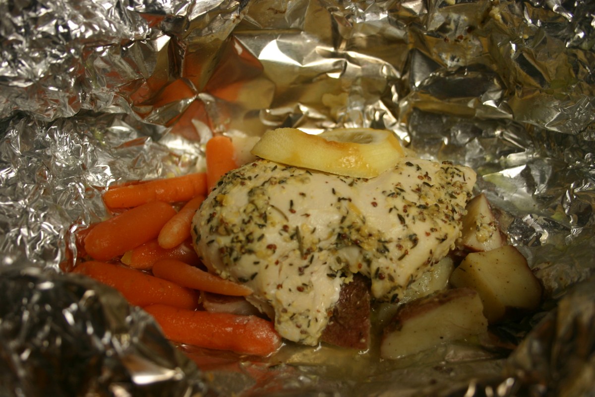 Dijon-Lemon Chicken Vegetable Foil&nbsp;Packs