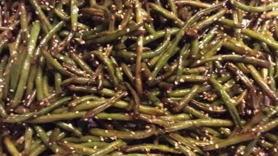 sesame soy green beans 2