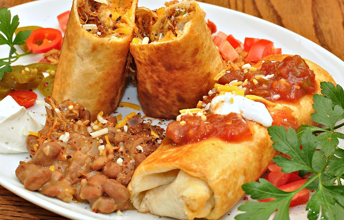 Honey, We’re not in Kansas Anymore – Beefy&nbsp;Chimichangas