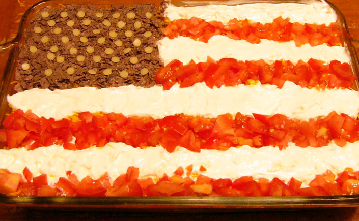 American Flag Bean&nbsp;Dip