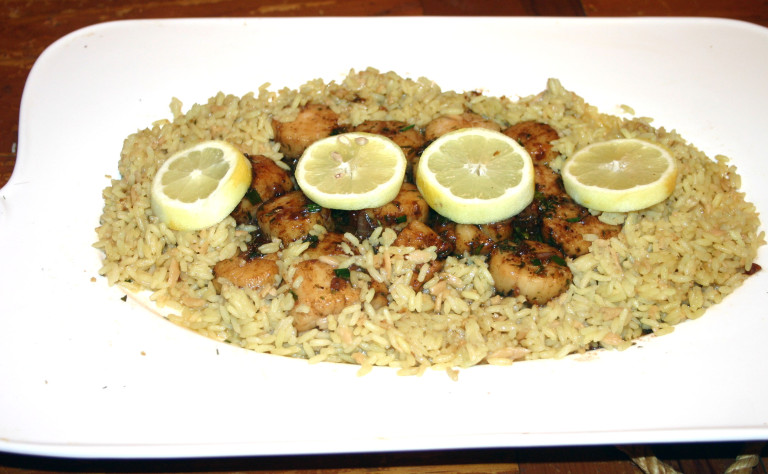 Pan-Seared Scallops with Browned Butter Tarragon&nbsp;Sauce