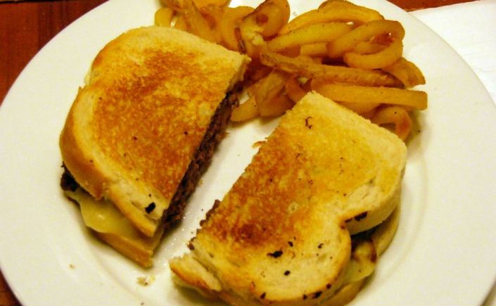 Patty Melts with Grilled Onions on&nbsp;Sourdough