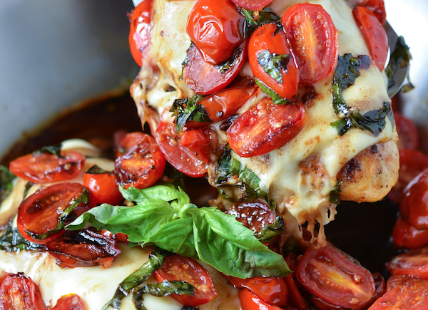 Colorful Caprese Chicken with a Balsamic&nbsp;Glaze