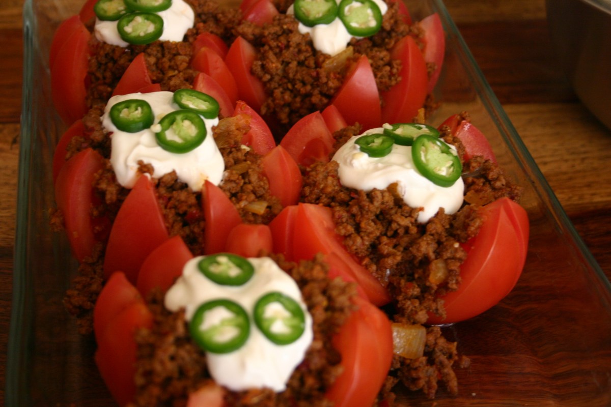 Mexican Taco Stuffed&nbsp;Tomatoes