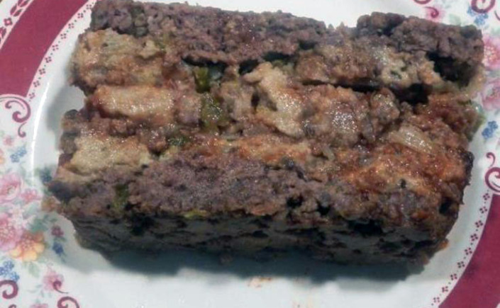 Stuffing-Stuffed Meatloaf