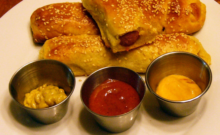 Crescent Wrapped Sesame&nbsp;Dogs