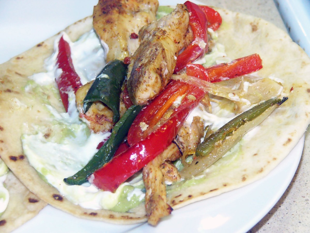 Beautiful Baked Chicken&nbsp;Fajitas