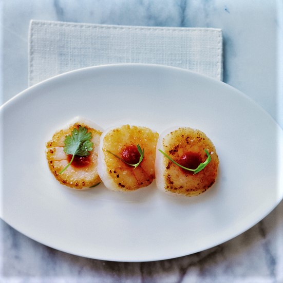 Japanese Inspired Sea Scallop&nbsp;Tiradito