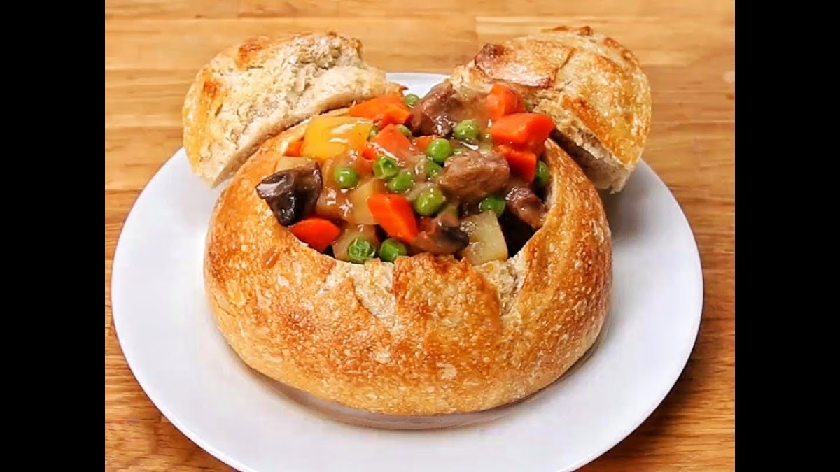 All-American Beef Stew in Sourdough&nbsp;Bowls