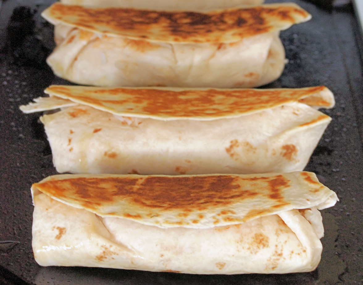 Grilled Spicy Chorizo-Bean Burrito&nbsp;Supreme