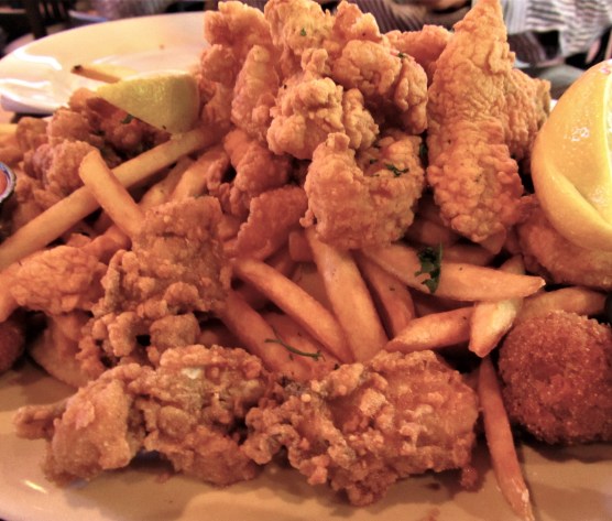 fried shrimp french fries