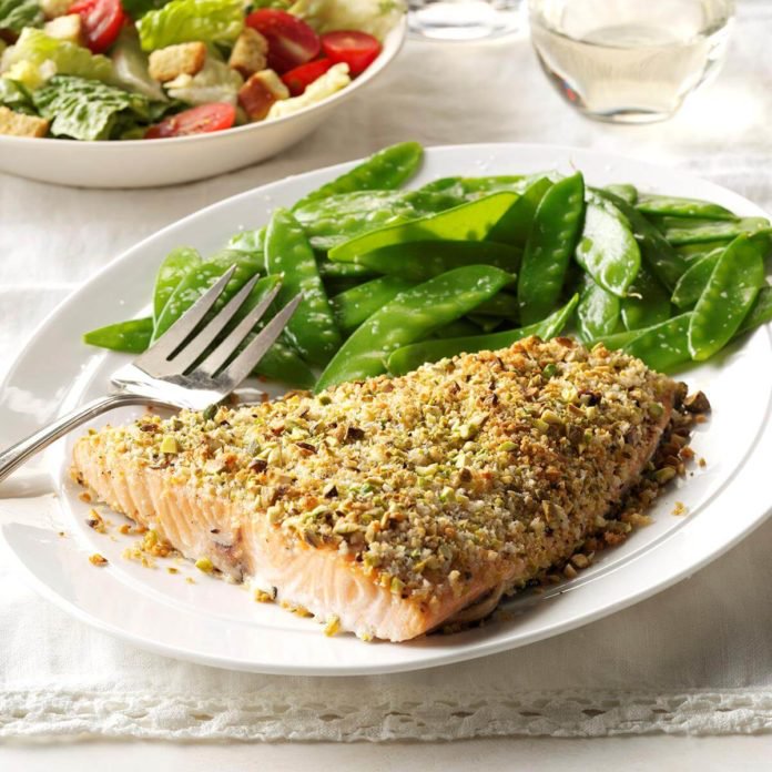Celebrating National Pistachio Day with Pistachio&nbsp;Salmon