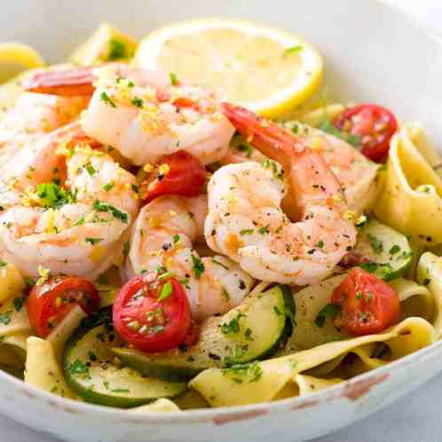 shrimp with lemon garlic sauce