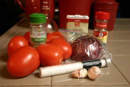 Chicken Thighs with Itaian Relish (1)