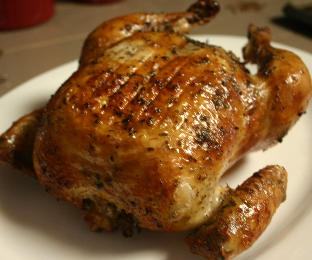 Garlic Herb Butter Roasted&nbsp;Chicken