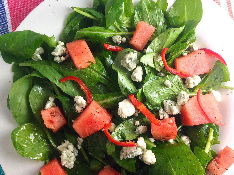Cool Down with a Watermelon and Blue Cheese&nbsp;Salad