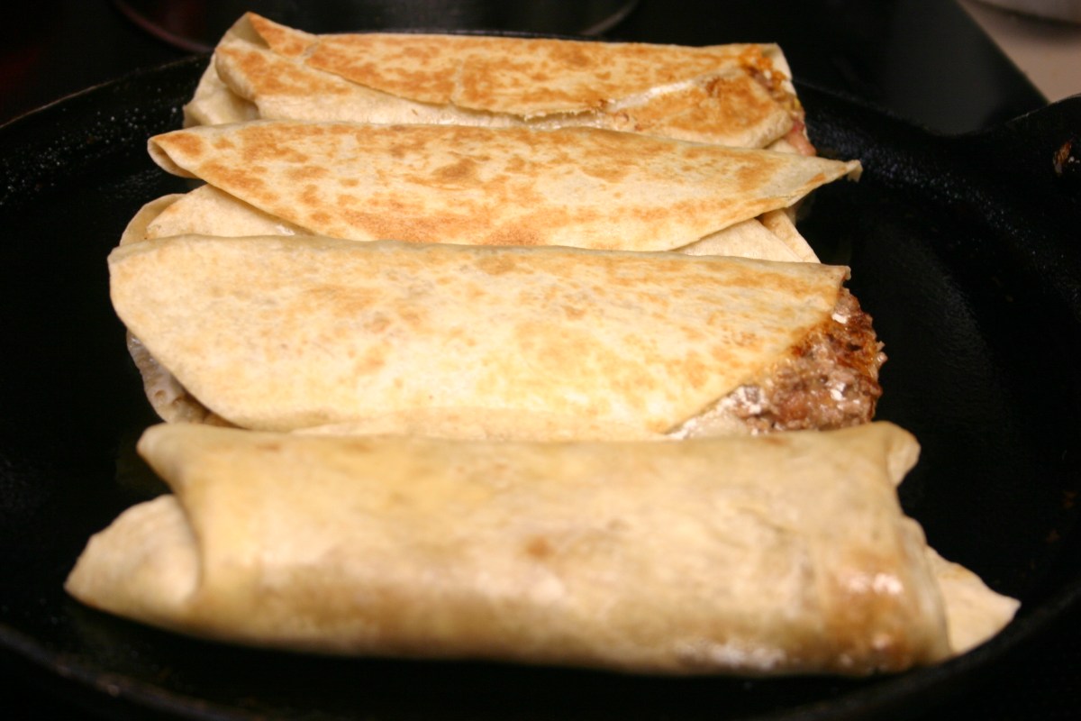 Ro-Tel Spicy Beef and Bean&nbsp;Burritos
