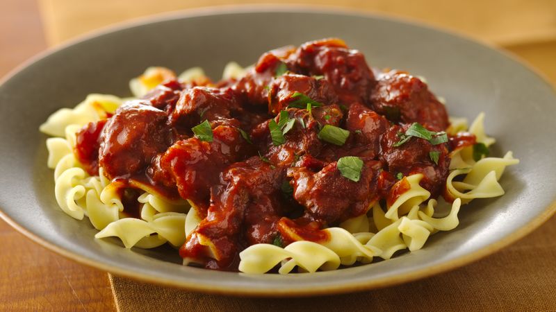 Tri-Tip Hungarian Goulash over&nbsp;Noodles