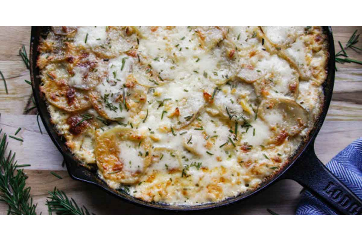 Sitting Tall Creamy Skillet&nbsp;Potatoes