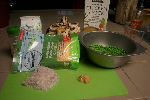 Mushroom Pea Fettucine (1)