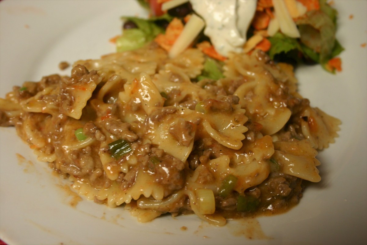 Spicy Beef and Butterfly Pasta is Oh So&nbsp;Good