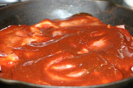 Cast Iron Oven Barbecue Pork Chops (2)