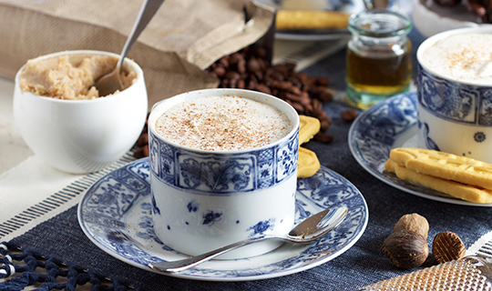 Hot Buttered Rum with Coffee