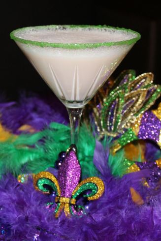 Mardi Gras Cocktail