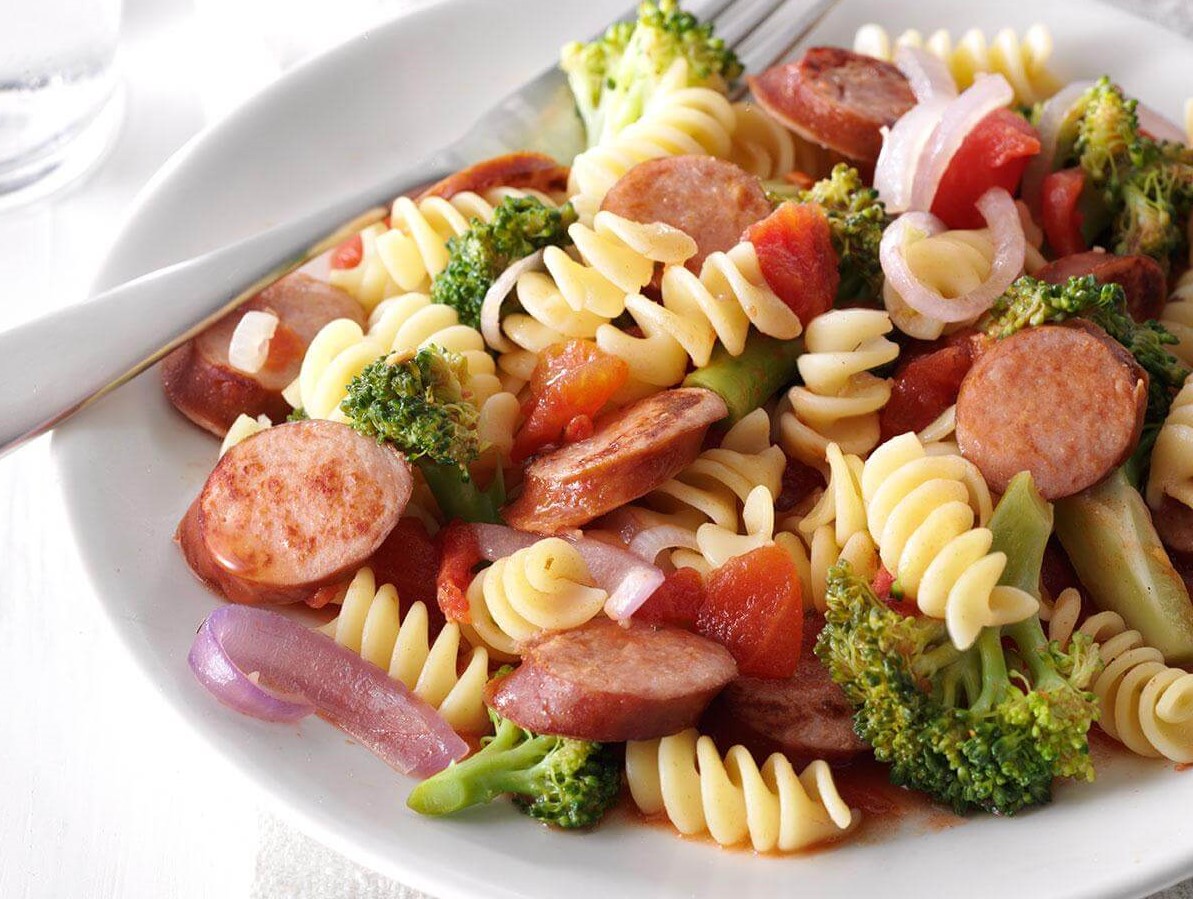 Sausage Broccoli Spiral