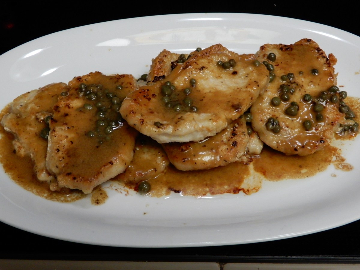 Buttery Lemon-Pepper Pork&nbsp;Piccata