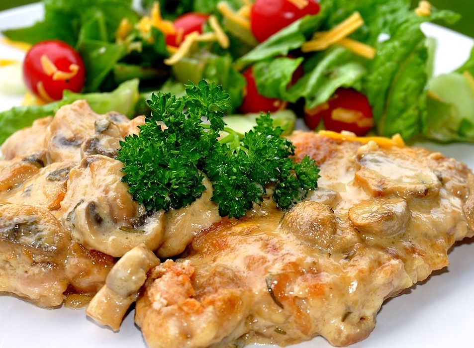 Mushroom Chicken Thighs