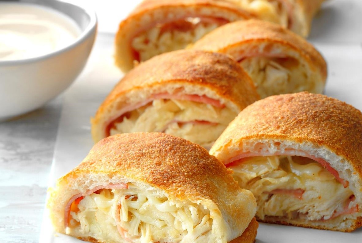 Summertime Chicken Cordon Bleu&nbsp;Stromboli