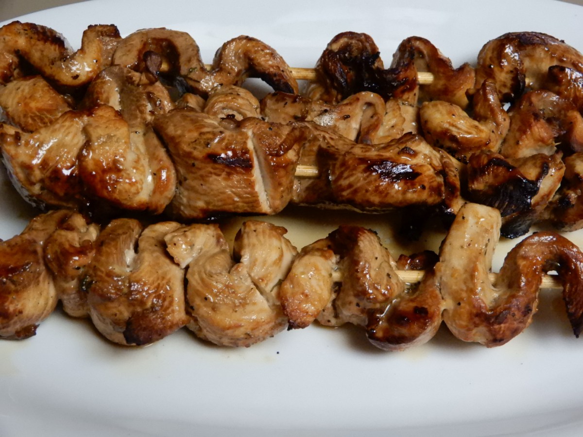 Dad’s Marinated Chicken&nbsp;Skewers