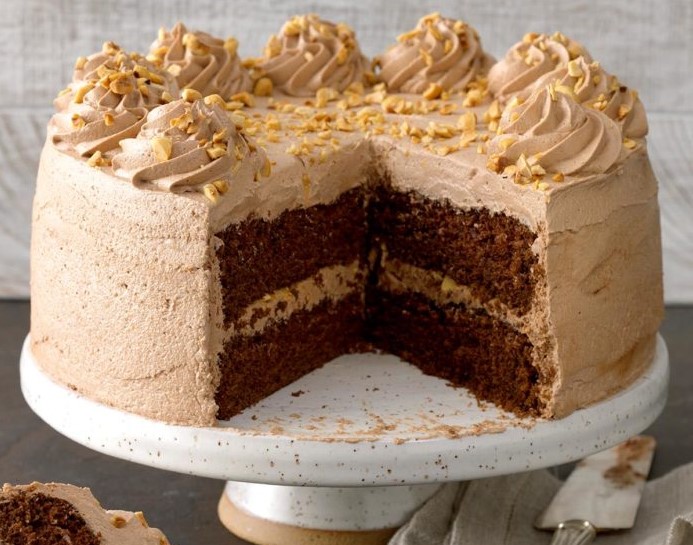 Mocha Hazelnut Layer&nbsp;Cake