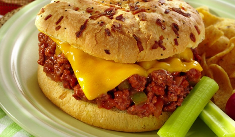 Cheesy Barbecue Sloppy&nbsp;Joes