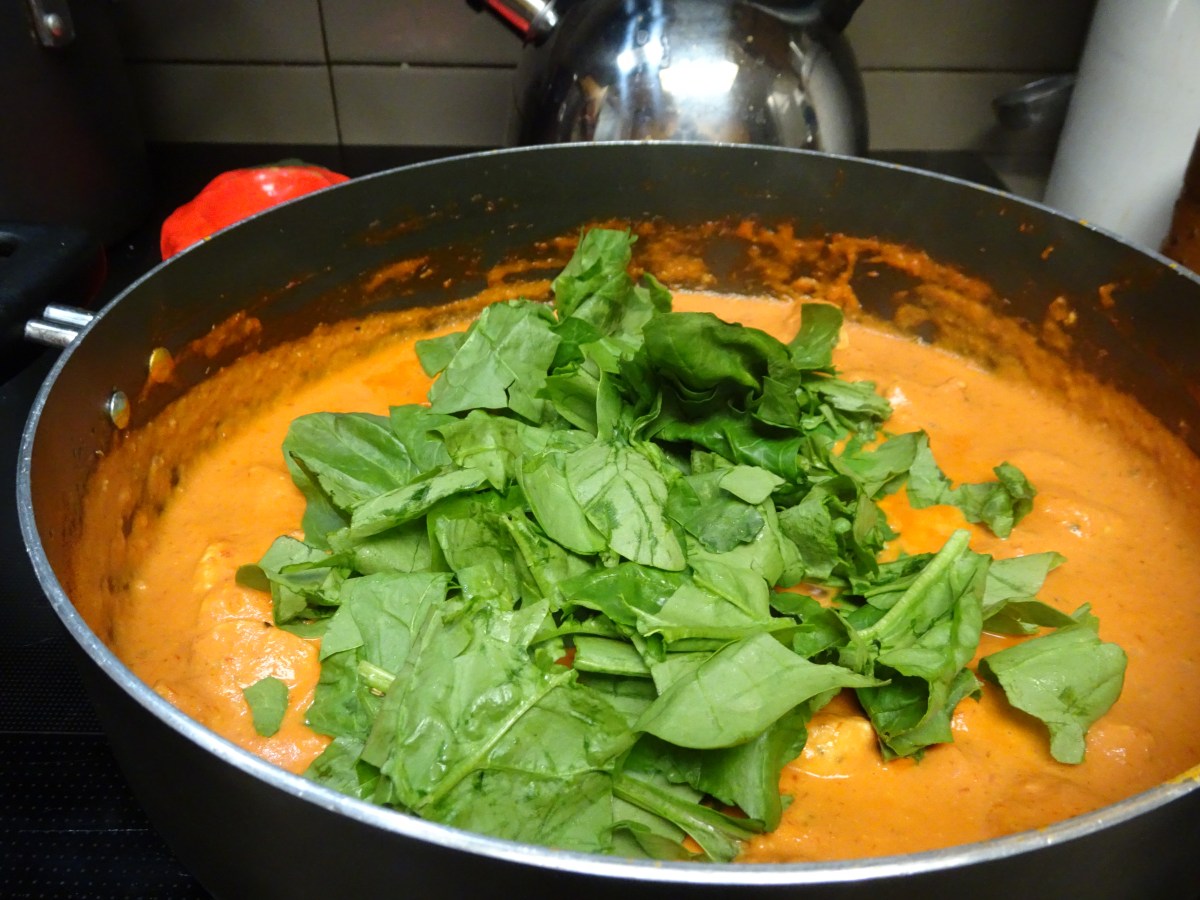 Chicken Florentine Rigatoni