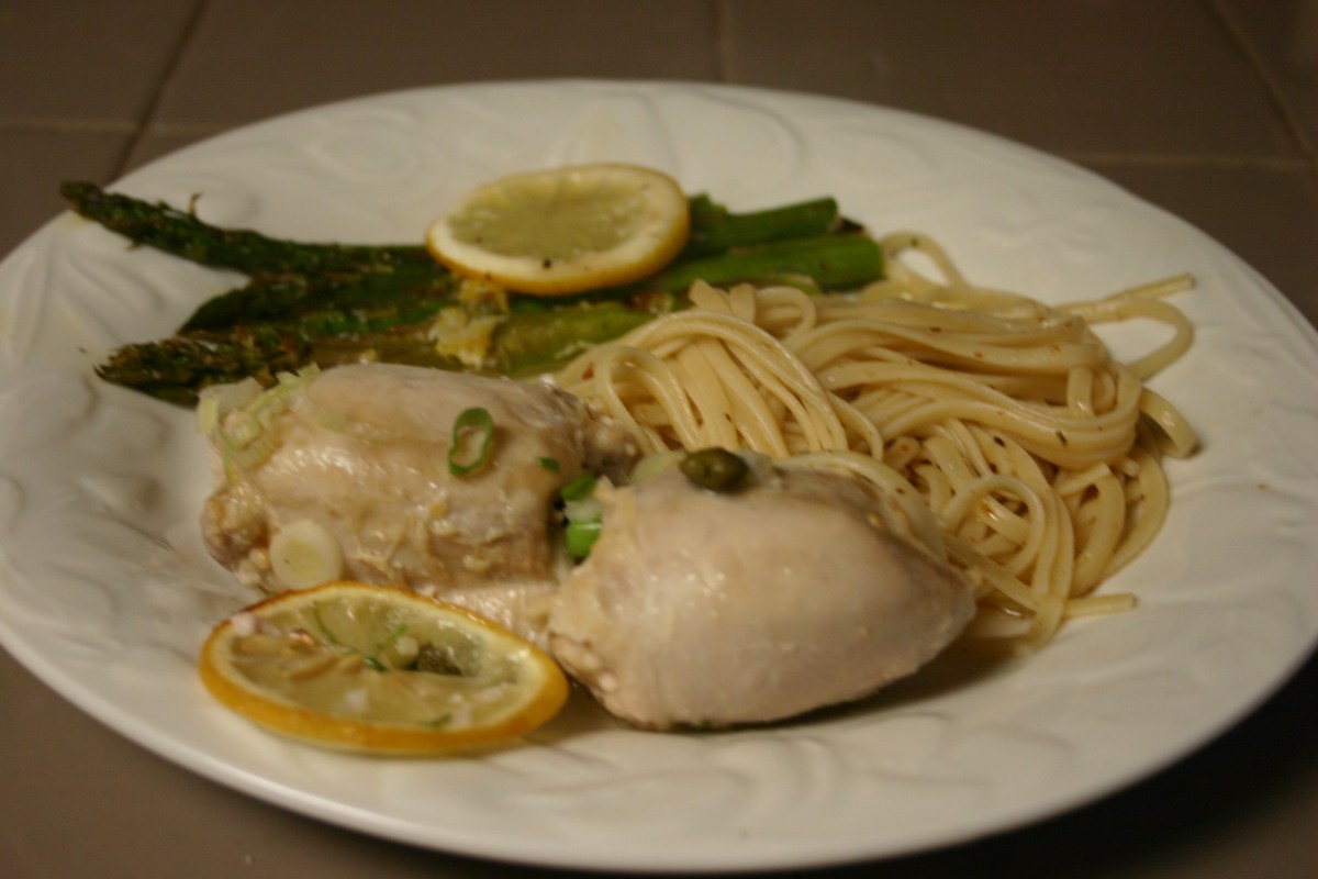 A Lemony Chicken Piccata&nbsp;Supper