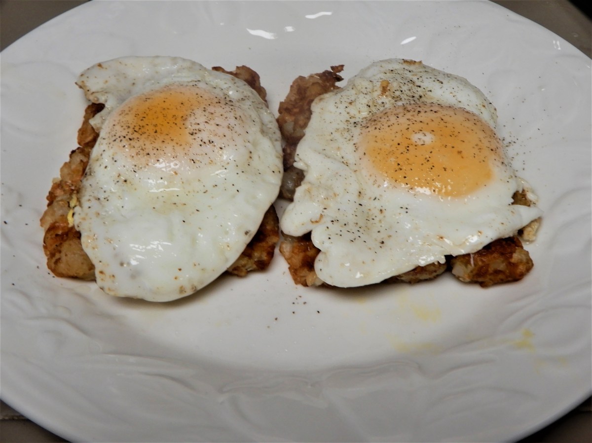 Tater Tot Waffles with Fried&nbsp;Eggs