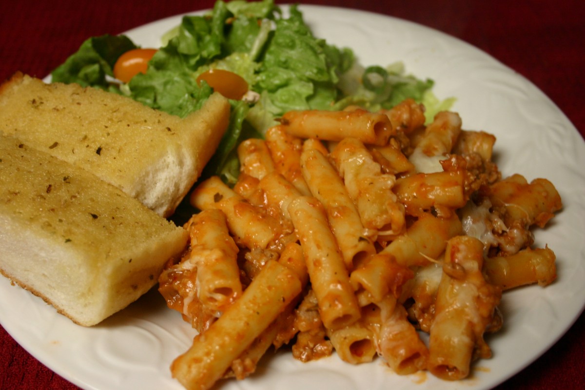 Two Sauce Creamy Baked&nbsp;Ziti