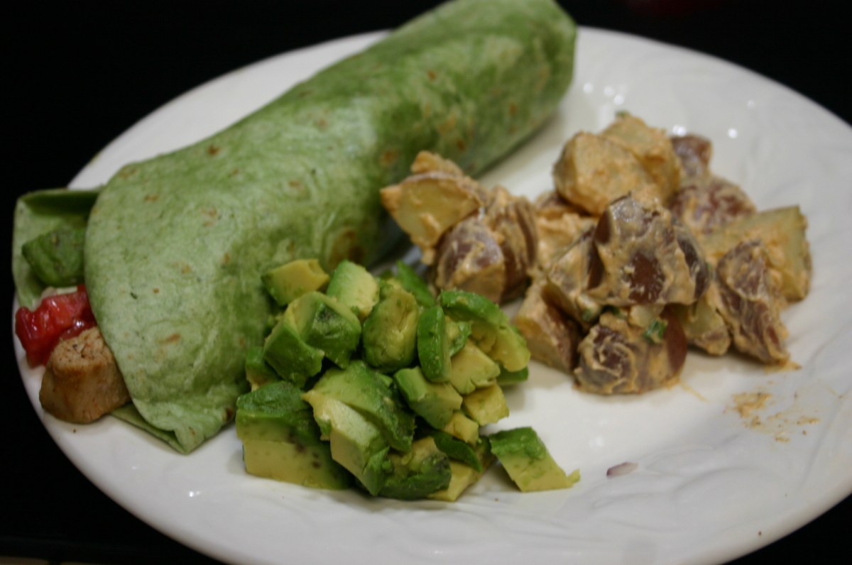 California Chicken Wrap and Chipotle Lime Potato&nbsp;Salad