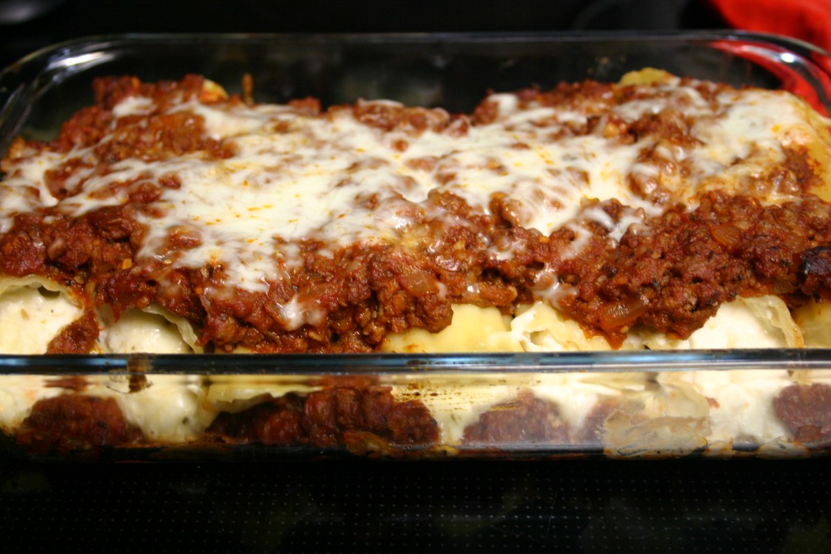 Cheese Stuffed Manicotti
