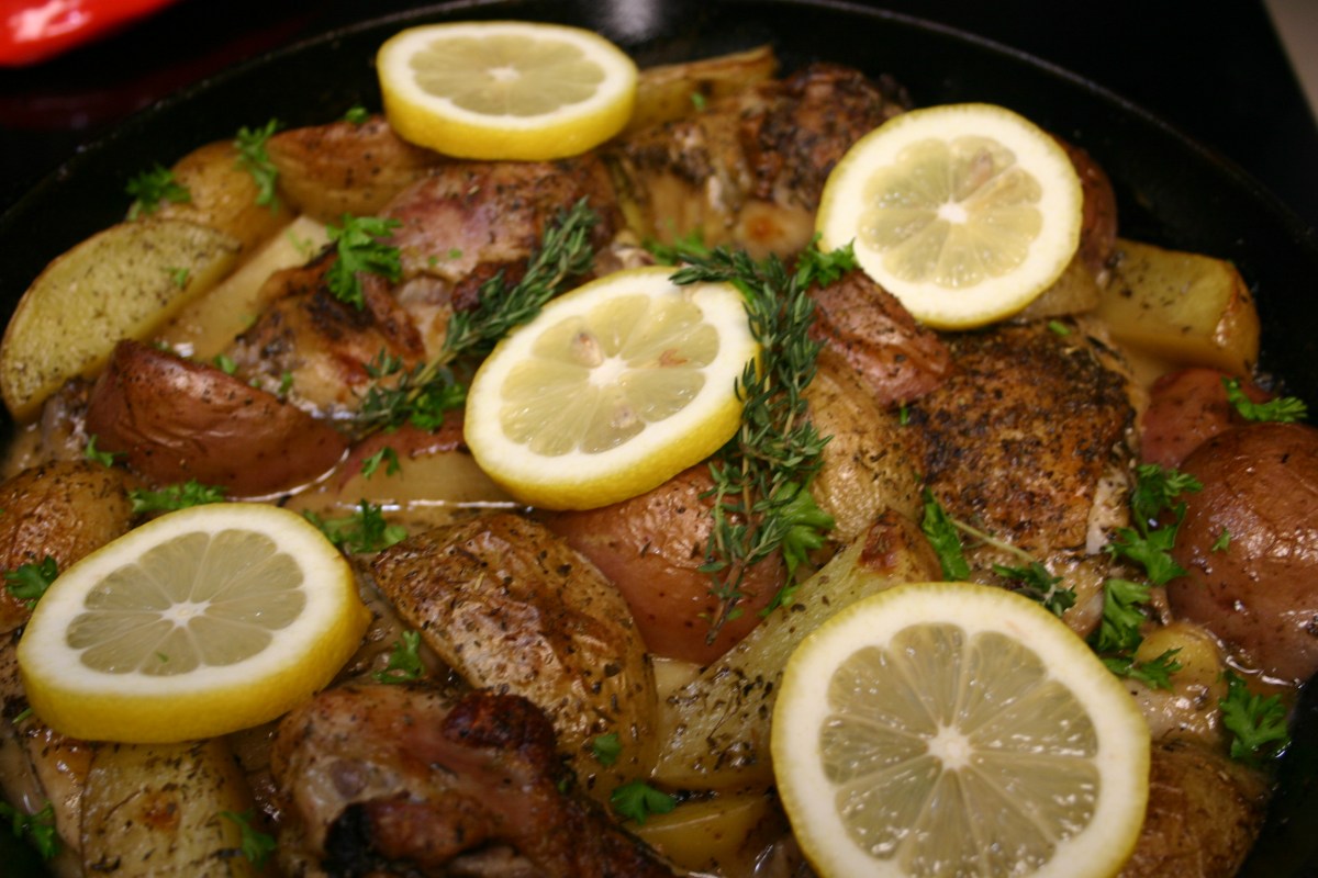 Peasant Skillet Chicken and New&nbsp;Potatoes