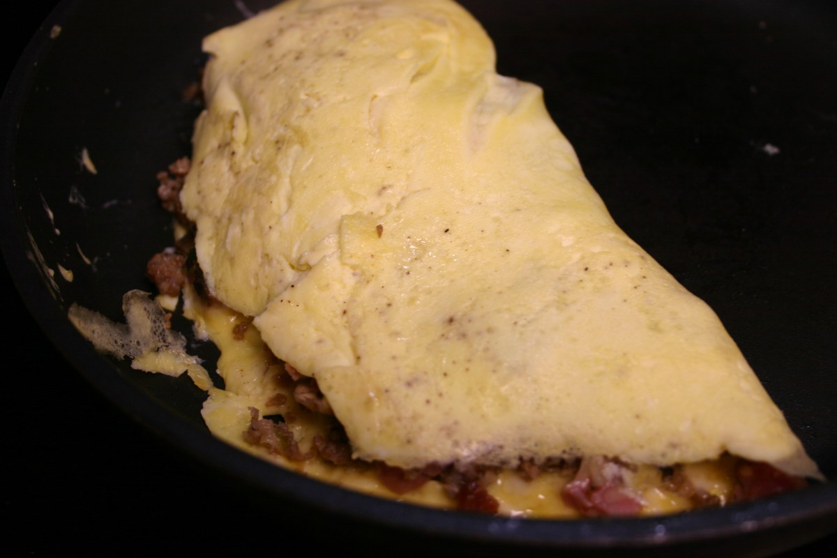 Hello Three-Meat Mushroom&nbsp;Omelette